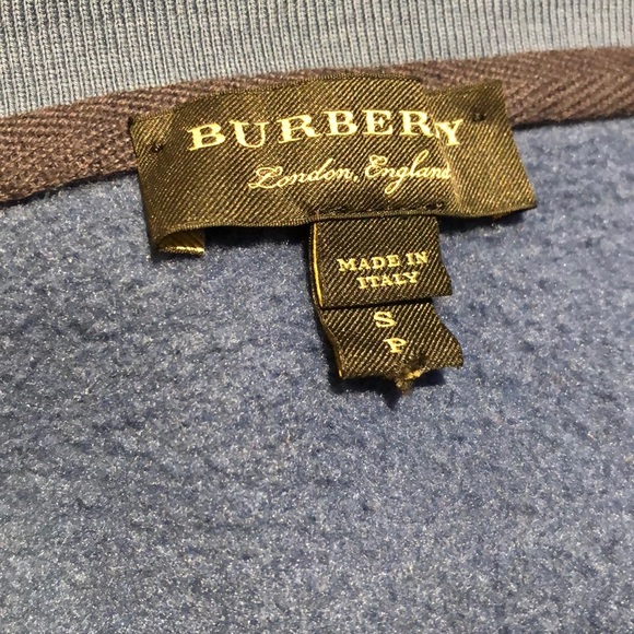 Burberry London Runway Sweatshirt asymmetrical off shoulder rare unique blue - Picture 8 of 14